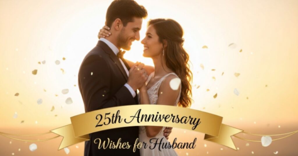 25th Anniversary Wishes for Husband