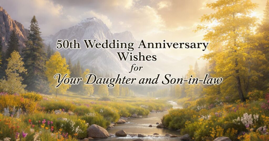 50th Wedding Anniversary Wishes for Your Wife