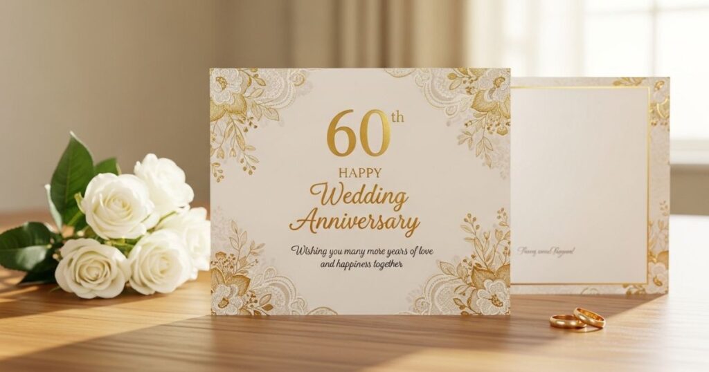 60th Wedding Anniversary Wishes for Couples