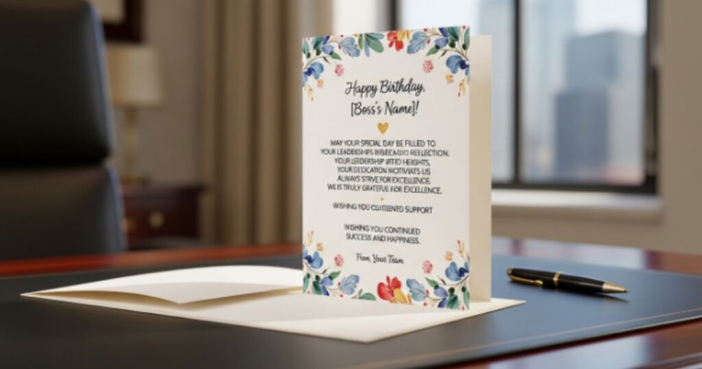 Birthday Wishes for Your Boss to Inspire, Motivate, and Show Gratitude