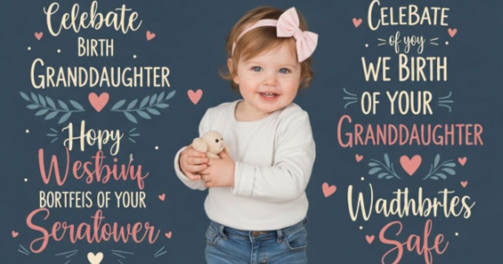 Celebrate the Birth of Your Granddaughter with Heartwarming Messages