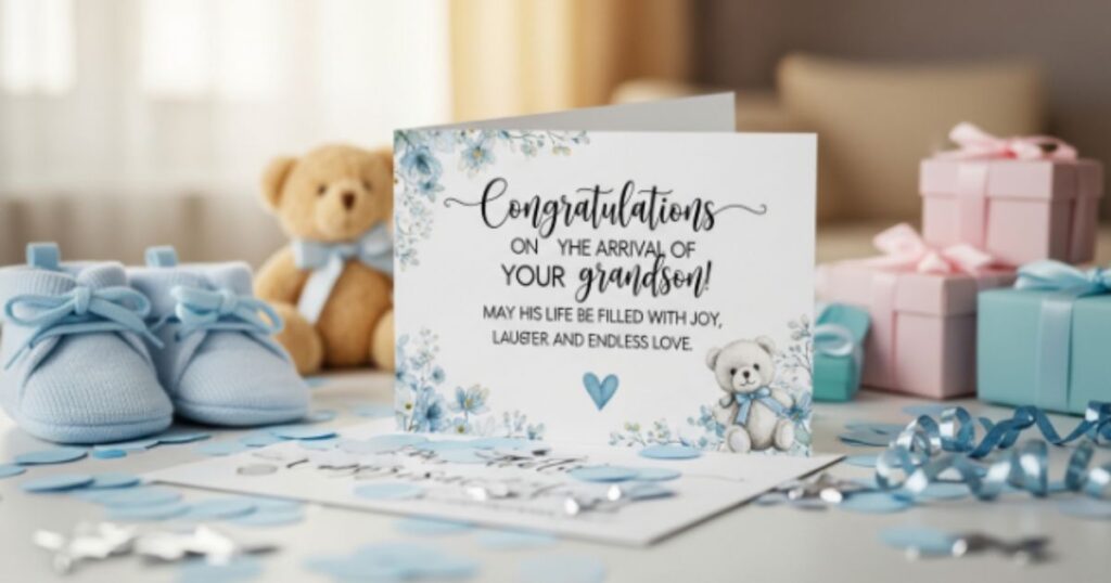 Celebrate the Birth of Your Grandson with Joyful Messages 