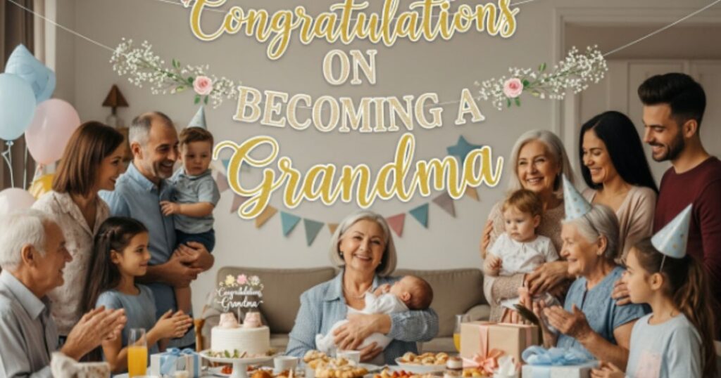 Congratulations on Becoming a Grandma A Beautiful Celebration Begins