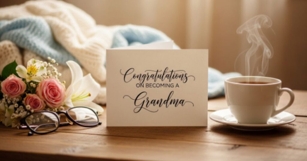 Congratulations on Becoming a Grandma  Warm Words to Begin With