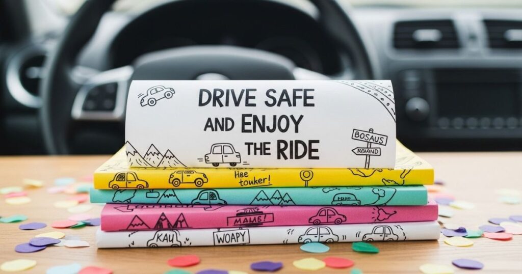 Drive Safe and Enjoy the Ride Final Congratulations Notes