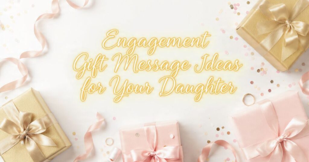 Engagement Gift Message Ideas for Your Daughter