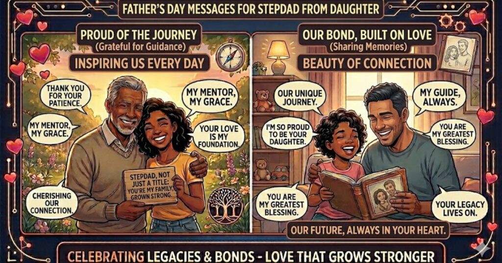 Father's Day Messages for Stepdad from Daughter