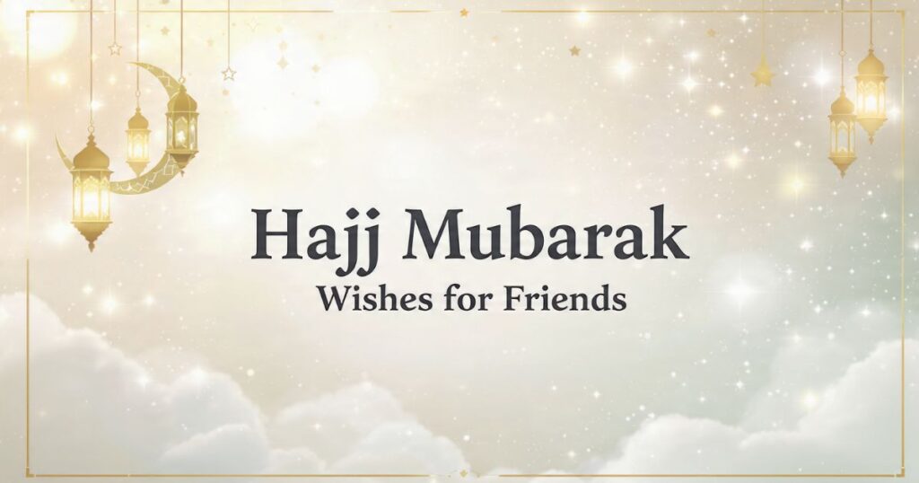 Hajj Mubarak Wishes for Friends