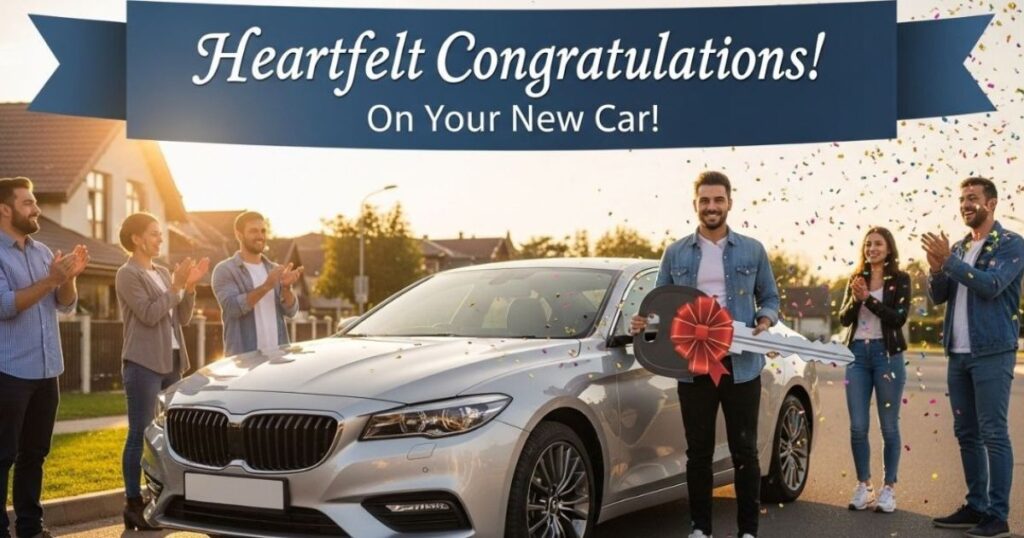 Heartfelt Congratulations Messages for a New Car Owner