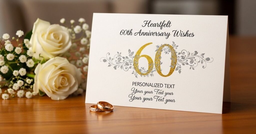 How to Write Heartfelt 60th Anniversary Wishes