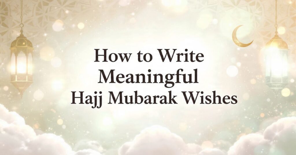 How to Write Meaningful Hajj Mubarak Wishes