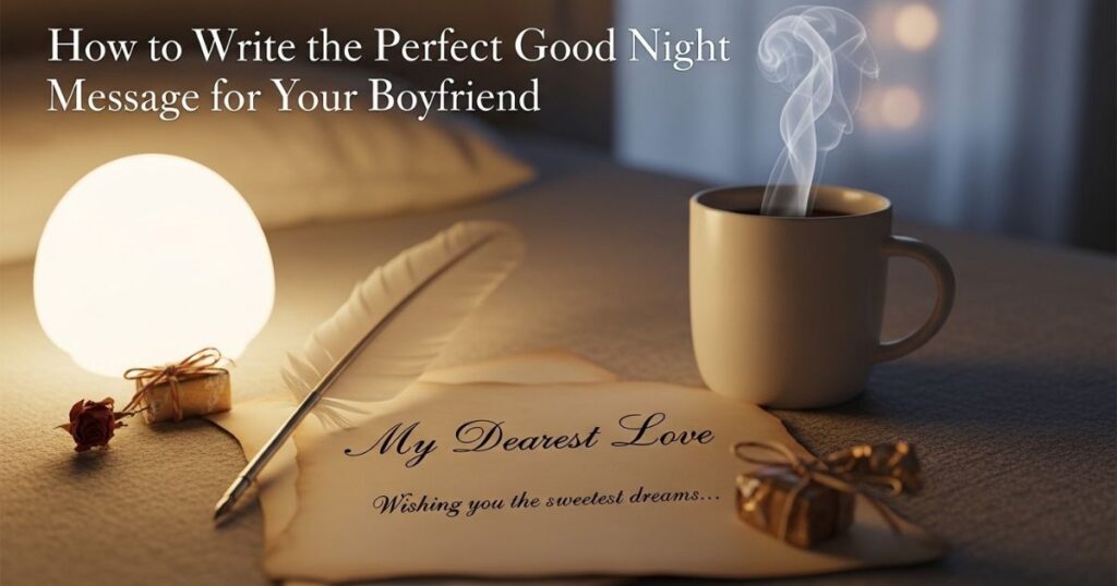 How to Write the Perfect Good Night Message for Your Boyfriend