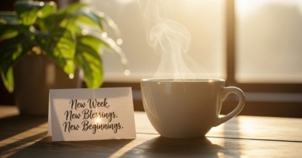Inspirational New Week Blessings for Morning Motivation