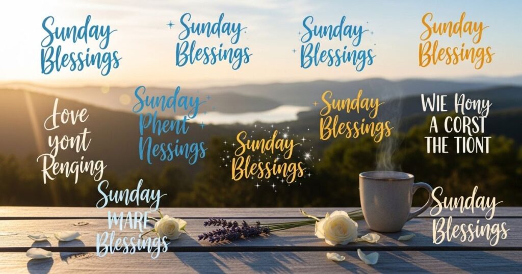 Inspirational and Uplifting Sunday Blessings Quotes