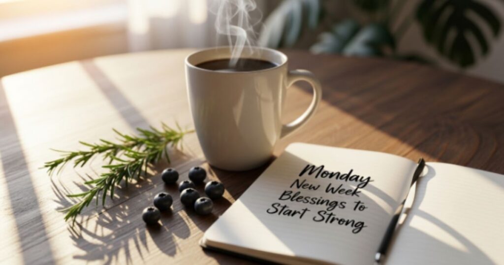 Monday New Week Blessings to Start Strong
