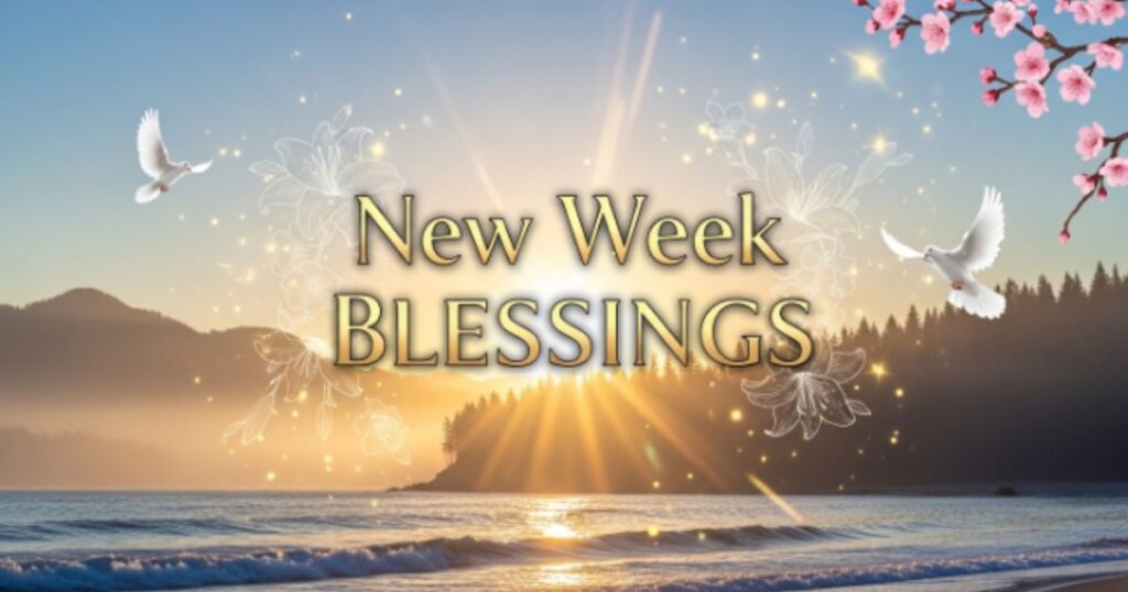 New Week Blessings Images and Visual Words