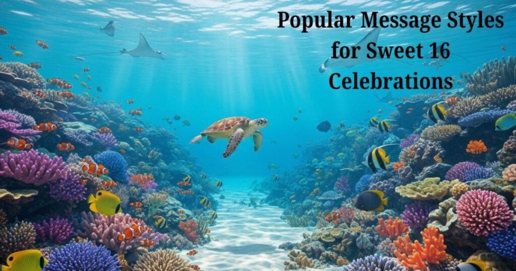 Popular Message Styles for Sweet 16 Celebrations
