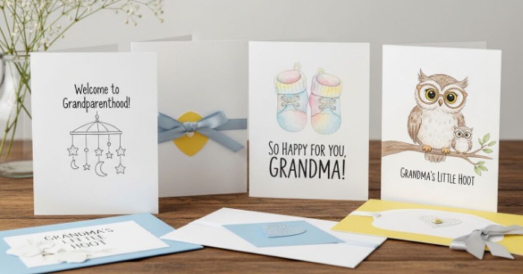 Quick Card Ideas for New Grandma