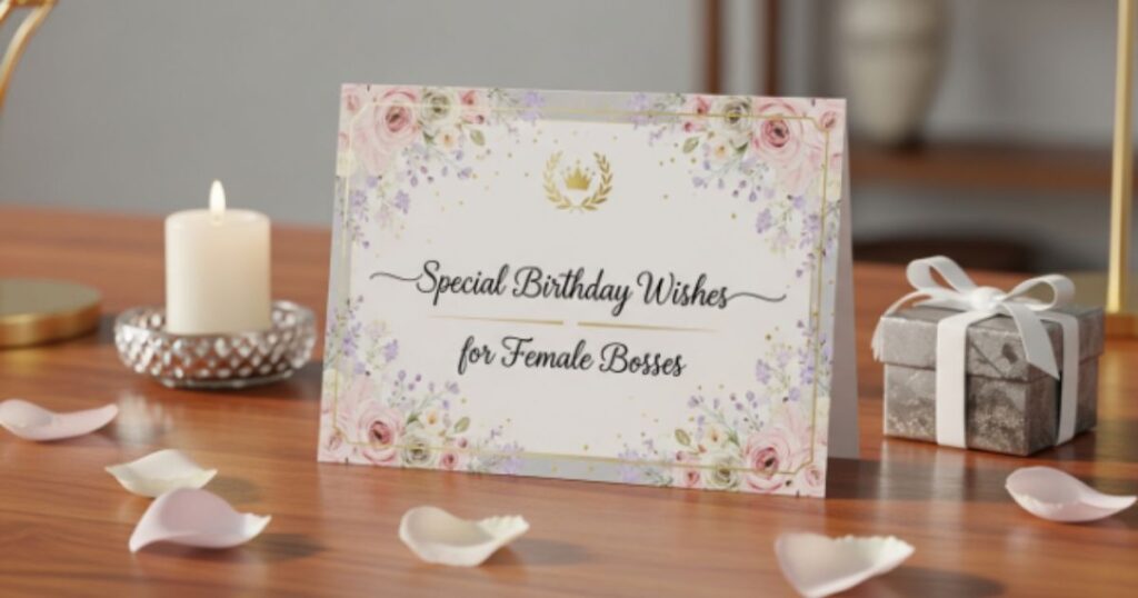 Special Birthday Wishes for Female Bosses