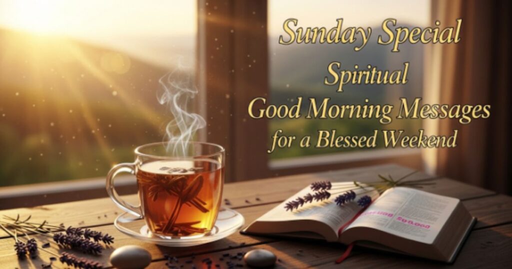 Sunday Special Spiritual Good Morning Messages for a Blessed Weekend