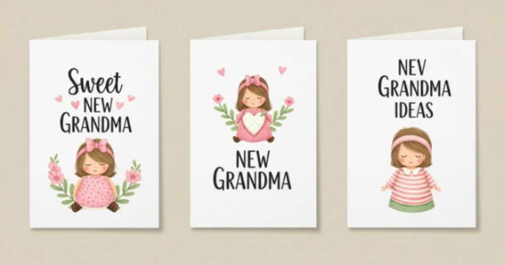 Sweet Greeting Card Ideas for a New Grandma