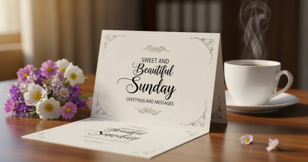 Sweet and Beautiful Sunday Greetings and Messages