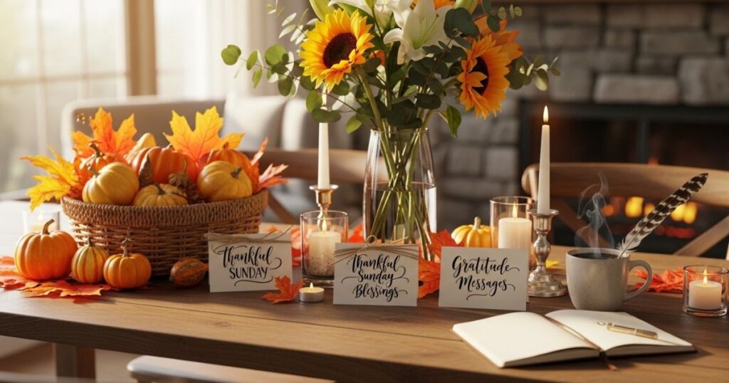Thankful Sunday Blessings and Gratitude Messages