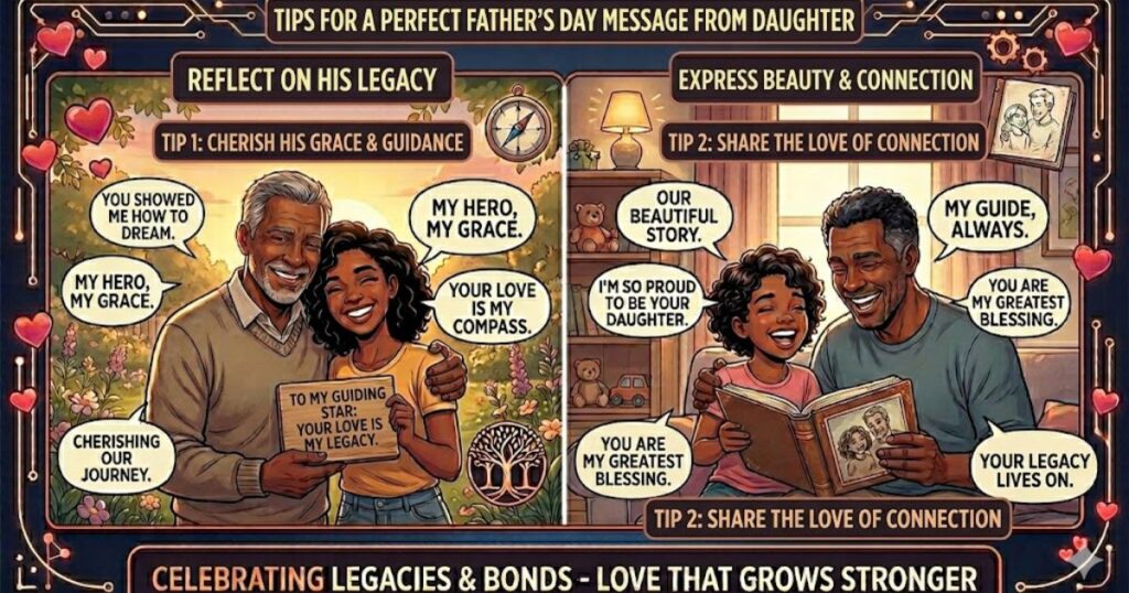 Tips to Write the Perfect Father's Day Message from a Daughter
