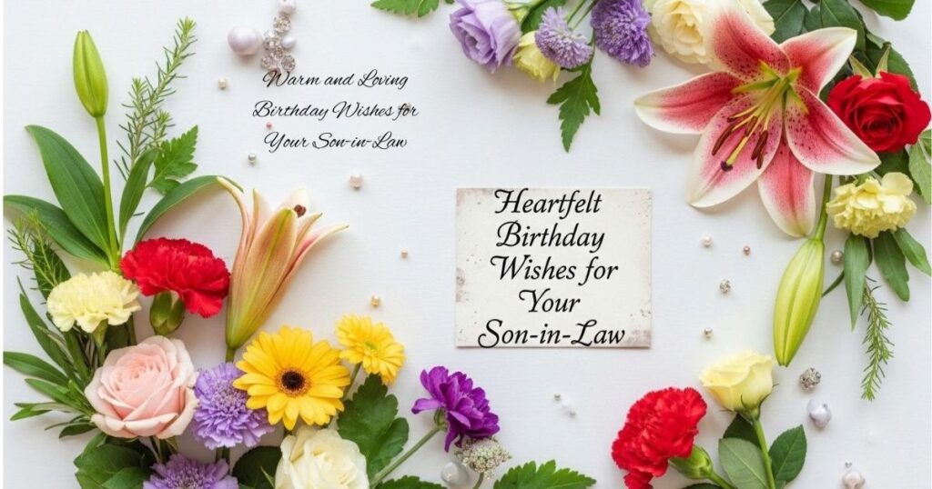 Warm and Loving Birthday Wishes for Your Son-in-Law