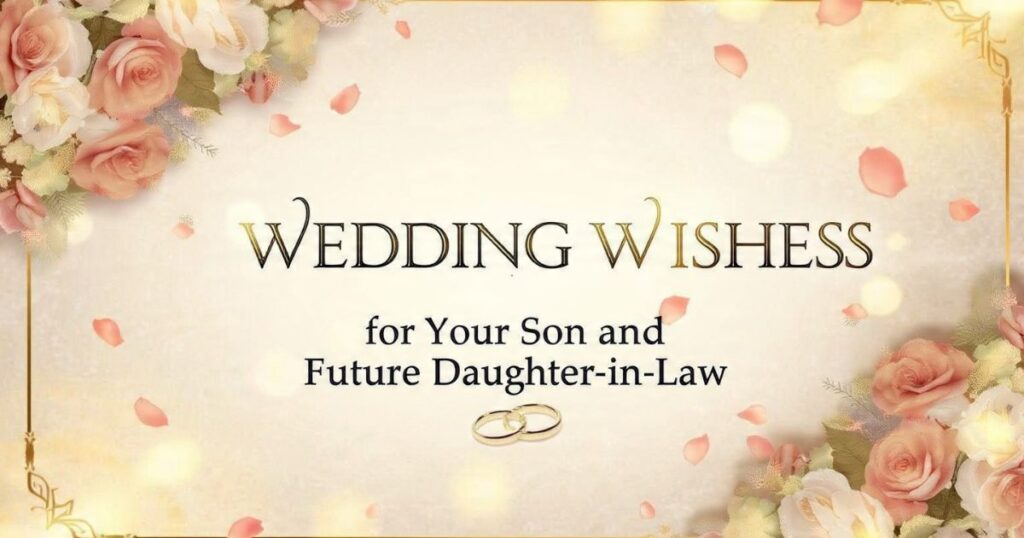 Wedding Wishes for Your Son and Future Daughter-in-Law