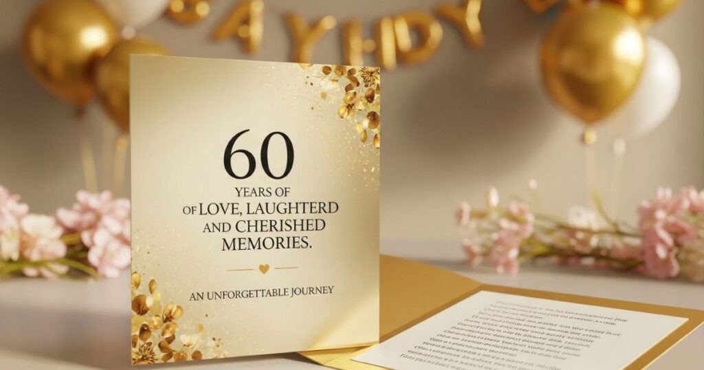 What Makes a 60th Anniversary Message Truly Unforgettable
