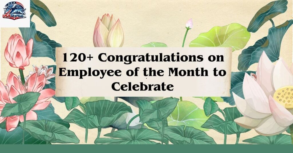 congratulations on employee of the month