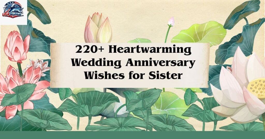 happy anniversary wishes for sister